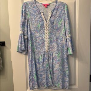 Lilly Pulitzer Lavender and Pink EUC Dress Size Small